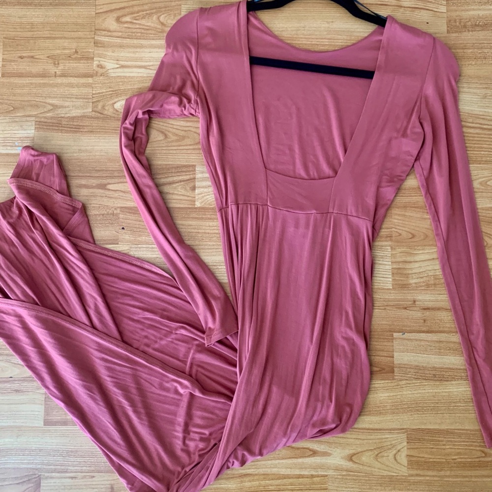 Rose pink dress